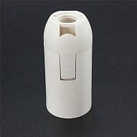 Патрон пластиковий [ White ] Е-14