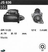 Стартер Mazda 929 III (HC) 2.0 2.2 12V JS636