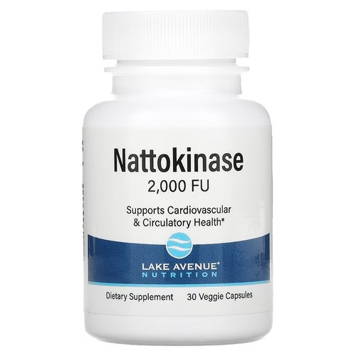 Lake Avenue Nutrition Nattokinase 2,000 FUs 30 капсул
