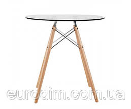 Стіл Імз Eames скляний круглий д. 80 см, фото 4