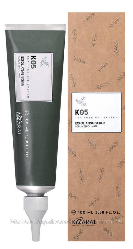 Скраб відлущуючий для шкіри голови К05 Exfoliating Scrub Kaaral, 100 мл