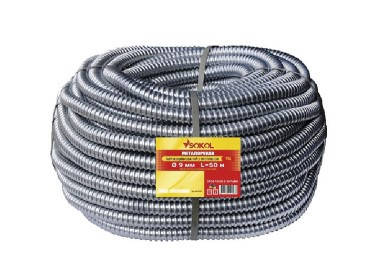 Металорукав 11мм оцинкований Сокіл з протяжкою (кратно 25м), фото 1