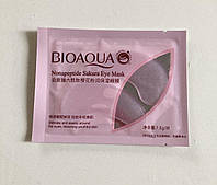 BIOAQUA, Патчи для кожи вокруг глаз Nonapeptide Sakura Eye Mask розовые, 2 шт