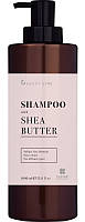 Шампунь безсульфатный для блеска волос с маслом Ши Clever Cosmetics Glossy line, 1000 мл