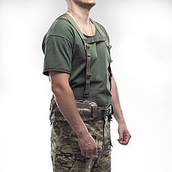 Тактична розвантажувальна ремінно-плечова система (РПС) + внутрішні лямки Brotherhood Піксель 94-104 см