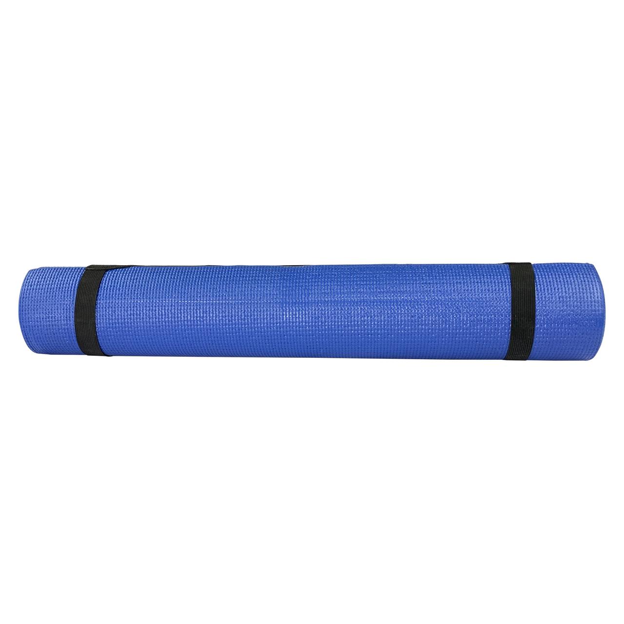 Килимок для фітнесу Stein PVC/блакитний/183x61x0.4 см