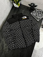 Пуховик женский зимний The North Face (Норт Фейс) дутый до -25°С черный Куртка женская теплая короткая зима