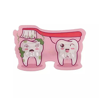 Держатель для зубных щёток настенный UKC на присоске для 3х зубных щёток Розовый 01329