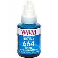 Чорнило WWM Epson L110/210/300 Cyan (E664C) 140г