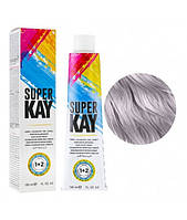 Краска для волос Super Kay Hair Color Cream 12.11 специальный блондин интенсивный пепельный, 180 мл