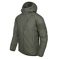 Куртка Helikon-Tex Wolfhound Hoodie® Climashield® Apex Alpha Green S тактическая