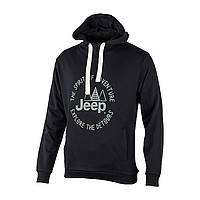 Мужское Худи JEEP HOODED SWEATSHIRT The spirit of Adventure Черный 2XL (O102567-B964 2XL)