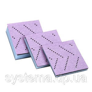 3М™05699 - Набір м'яких оправок з кріпленням Hookit™ для пурпурових абразивних рулонів, 70мм х 70мм, 3 шт.