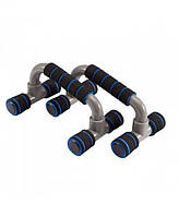 Упори для віджимання PLASTIC PUSH UP BAR Чорний 14.5х23.2х12-10см (LS3164E)