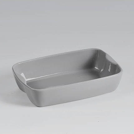 Деко прямокутне Maestro MR-21543-63 38х24,5х6,5 см сірий ID 4704431, фото 2