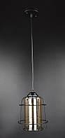 Люстра підвісна стельова в стилі LOFT (лофт) 11838/1-am Чорний 30-100х17х17 см. h