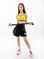 Жіночий Топ Nike W NK SWSH ON THE RUN BRA Салатовий  XS (7dDV9914-308 XS)