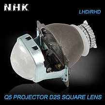 Біксенонові лінзи Koito Q5 Square 3.0" D2S (квадратні), фото 3