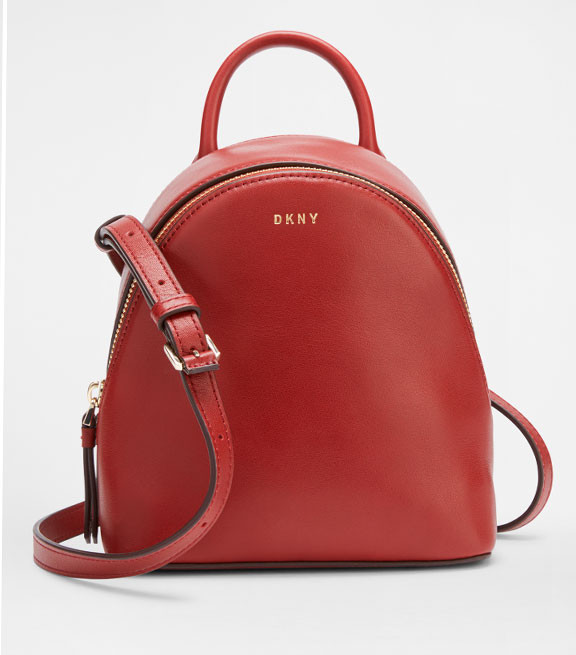 Жіночий шкіряний міні-рюкзак DKNY