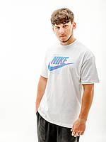 Чоловіча Футболка Nike M NSW TEE M90 12MO FUTURA Білий  2XL (7dDZ2997-100 2XL)