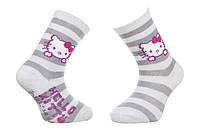 Носки Hello Kitty Head Hk  Stripes 19-22 gray 32770-6