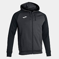 Чоловіча спортивна кофта Joma ACADEMY IV ZIP-UP HOODIE чорний XL 101967.151 XL