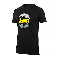 Мужская Футболка JEEP T-SHIRT The spirit of Adventure Черный 2XL (O102588-B000 2XL)