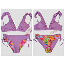 Купальник в РУБЧИК для подростков Samegame Таня 116 фиалка(В НАЛИЧИИ ТОЛЬКО 34 36 38 40 42 УКР р-ры), фото 2