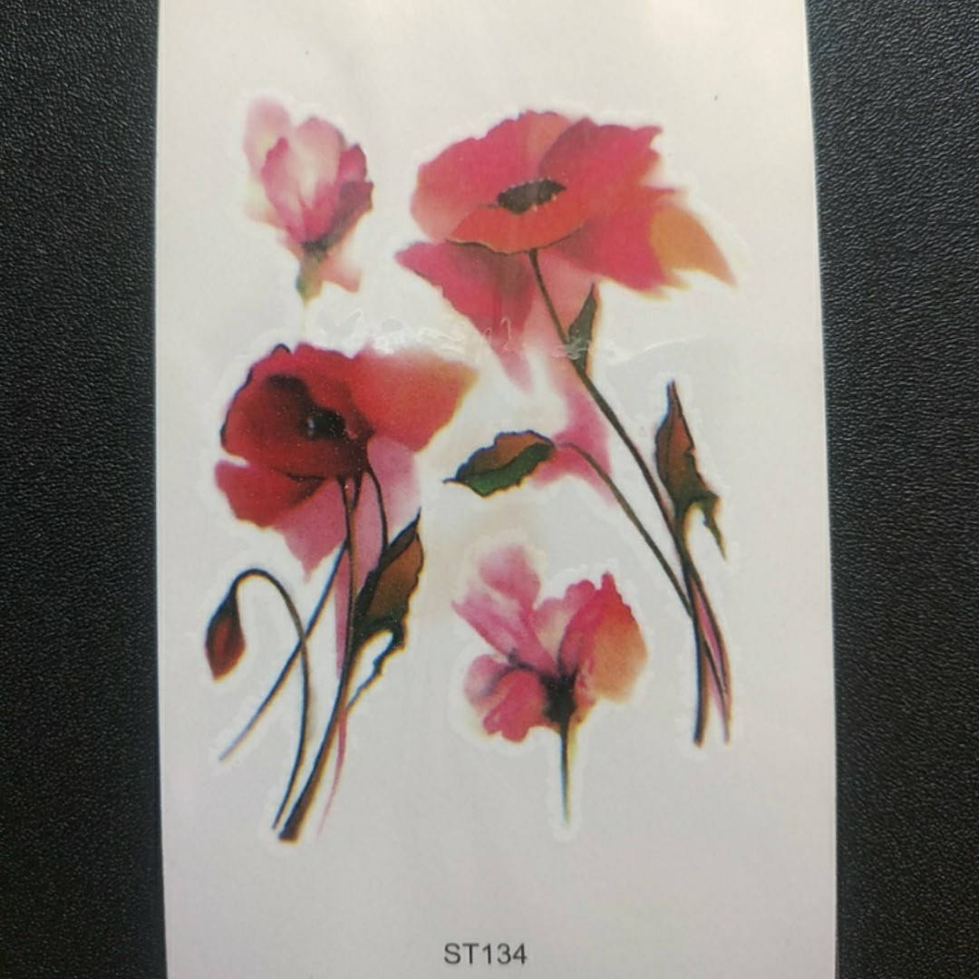 

Флеш тату цветы , временная татуировка, временные татуировки на тело, временный рисунок на тело ST134