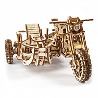 Конструктор Ugears Мотоцикл Scramber с коляской (6336921) h