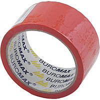 Скотч Buromax Packing tape 48мм x 35м х 43мкм, red (BM.7007-05) h