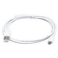 Дата кабель USB 2.0 AM to Micro 5P 0.6m Pro white REAL-EL (EL123500022) c