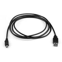Дата кабель USB 2.0 AM to Mini 5P 1.8 m Vinga (VCPDCAMMIM1.8BK) h