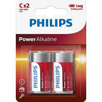 Батарейка Philips C LR14 Power Alkaline * 2 (LR14P2B/10) c