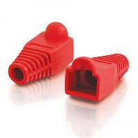 Колпачок коннектора RJ-45 Red (100 шт/уп.) Merlion (CPRJ45ML-RD) c