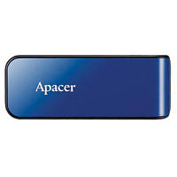 USB флеш наель Apacer 32GB AH334 blue USB 2.0 (AP32GAH334U-1) c