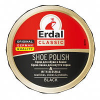 Крем для обуви Erdal Shoe Polish in tin Black Черный 75 мл (4001499160707) h