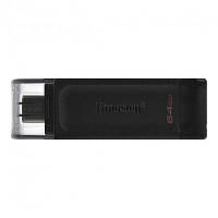 USB флеш наель Kingston 64GB DataTraveler 70 USB 3.2 / Type-C (DT70/64GB) c