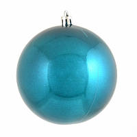 Ялинкова іграшка YES! Fun куля 10 см, блакитний перламутр (973213) h