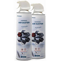 Чистящий сжатый воздух spray duster 600ml Gembird (CK-CAD-FL600-01) h