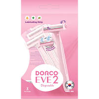 Бритва Dorco EVE 2 для женщин 2 лезвия 3 шт. (8801038594057) h