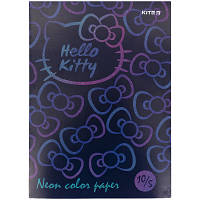Кольоровий папір Kite А4 двосторонній неоновий, 10 аркушів/5 кольорів (HK21-252) h