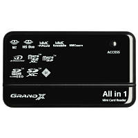 Считыватель флеш-карт Grand-X CRX05Black c
