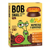 Мармелад Bob Snail Яблуко Манго Гарбуз Чіа в молочному шоколаді 54 г (4820219341116) h