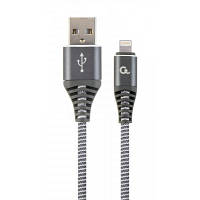 Дата кабель USB 2.0 AM to Lightning 2.0m Cablexpert (CC-USB2B-AMLM-2M-BW2) c