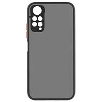 Чехол для мобильного телефона MakeFuture Xiaomi Redmi Note 11 Frame (Matte PC+TPU) Black (MCMF-XRN11BK) c