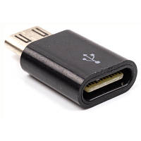 Переходник USB Type-C (F) to microUSB (M) PowerPlant (CA913145) c