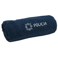 Махровий рушник "Policja" 50 х 90 см - Темно-синій