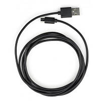 Дата кабель USB 2.0 AM to Micro 5P PVC 1.8m black Vinga (VCPDCM1.8BK) c