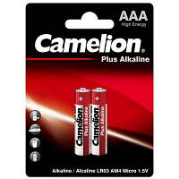 Батарейка Camelion AAA LR03 Plus Alkaline * 2 (LR03-BP2) c